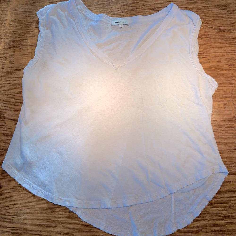 Another Love White Woman’s Short Sleeved T-Shirt